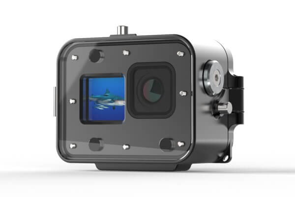 T-HOUSING CUSTODIA IN ALLUMINIO PER GOPRO ERO 10 E HERO 9 ACTIONPRO